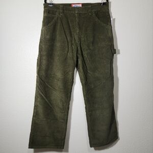 NWT OLD NAVY Men's Olive Corduroy Pants. 34X30